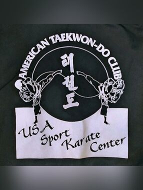 Vintage American Taekwon-Do Club USA Sport Karate Center Uniform